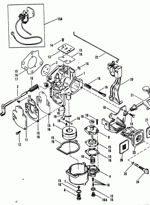 CARBURETOR (MERC 18) (MERC 20) (MARINER 20)