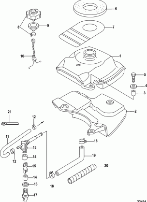 Fuel Tank Serial tahos_ 0R318095 and Below