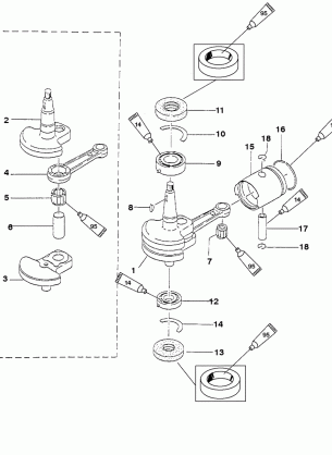 Crankshaft and Piston