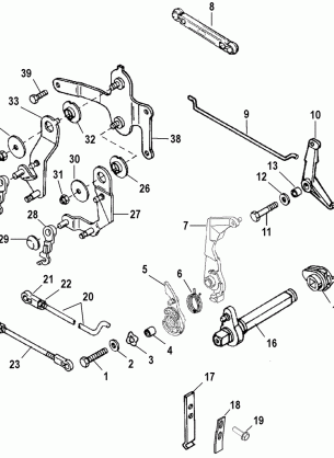 Throttle and Shift Linkage(Remote Control)