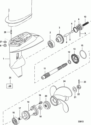 Gear Housing Propeller Shaft