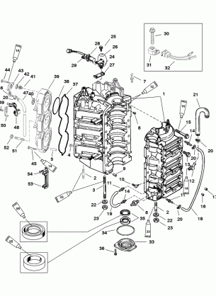 CYLINDER BLOCK AND END CAP