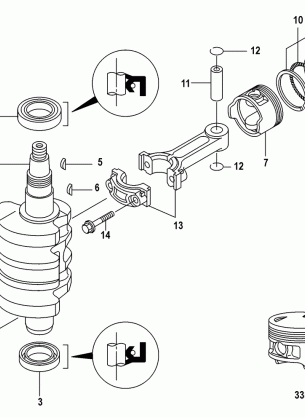 Crankshaft Pistons and Connecting Rods
