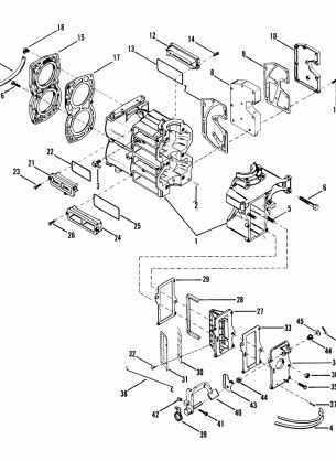 CYLINDER BLOCK AND COVER