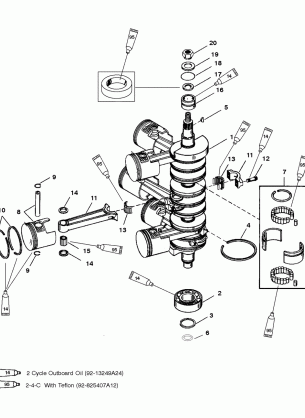 CRANKSHAFT - PISTONS - AND CONNECTING RODS