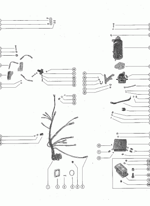 STARTER MOTOR STARTER SOLENOID RECTIFIER AND WIRING HARNES