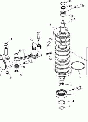 Crankshaft Pistons and Connecting Rods