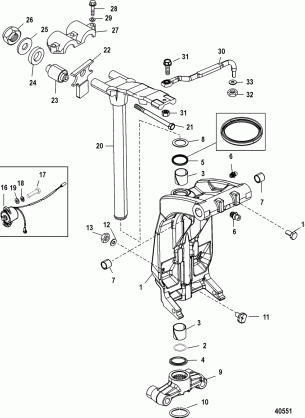 Swivel Bracket and Steering Arm