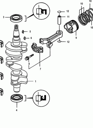 Crankshaft Pistons and Connecting Rods