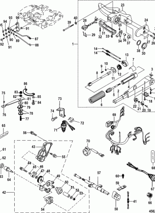 Tiller Handle Conversion Kit Electric - 8M0051062