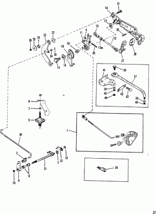 Throttle and Shift Linkage(Electric / Manual Remote Control)