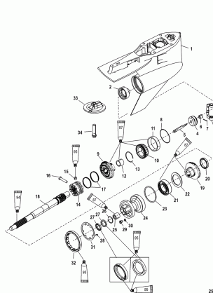 Gear Housing Propeller Shaft - TorqueMaster