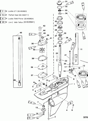 GEAR HSG.(DRIVESHAFT)(STD)(S / N-0T234999 & BELOW)