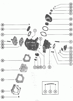 CYLINDER BLOCK AND CRANKCASE ASSEMBLY