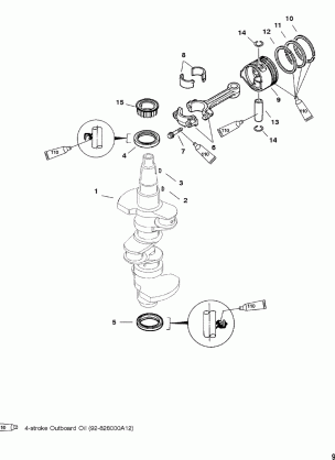 Crankshaft Piston and Connecting Rods