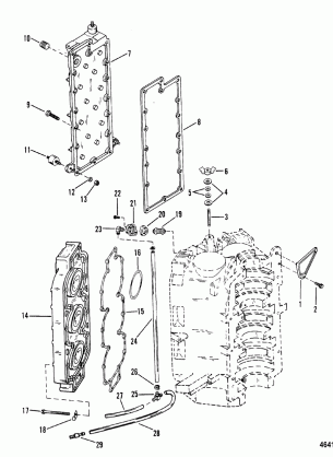 EXHAUST MANIFOLD AND CYLINDER HEAD