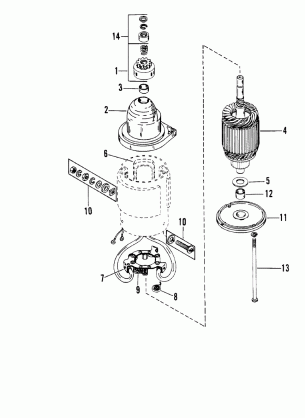 STARTER MOTOR ASSEMBLY(PRESTOLITE)