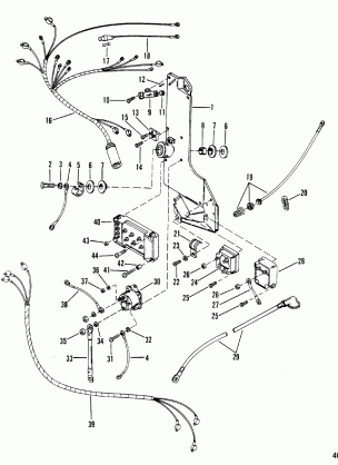 WIRING HARNESS STARTER SOLENOID AND RECTIFIER