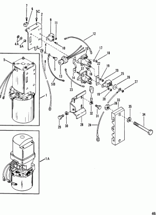 HYDRAULIC PUMP AND MOUNTING BRACKETS