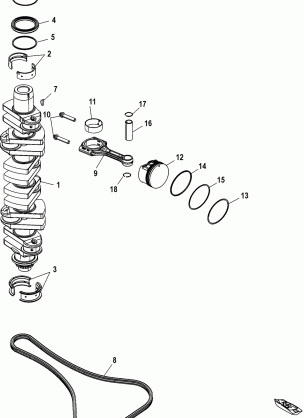 Crankshaft Pistons and Connecting Rods