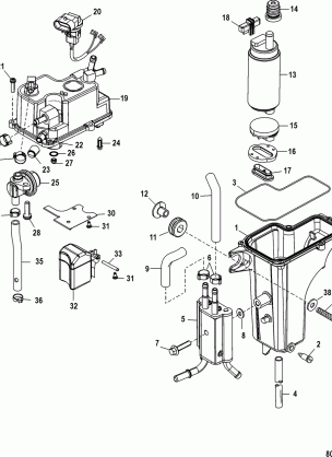 Vapor Separator(USA-1B036614 / BEL-0P340242 and above)