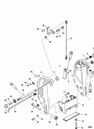 Transom Bracket(Electric)