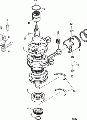 Crankshaft Piston and Connecting Rods