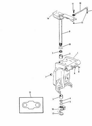 Swivel Bracket and Steering Arm(8709C6  /  818904C)