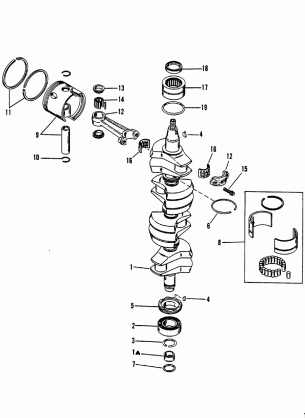 Crankshaft Pistons And Connecting Rods (tahos_638-8532--1)