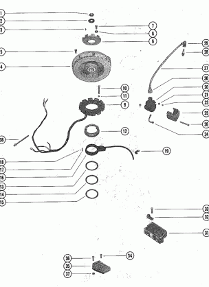 FLYWHEEL IGNITION COIL AND SWITCH BOX