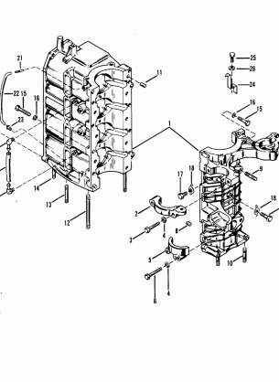 Cylinder Block and Crankcase Assembly