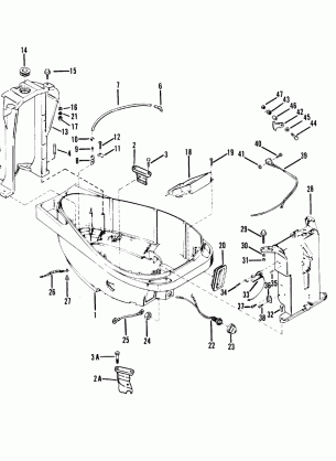 Bottom Cowl and Support Brackets