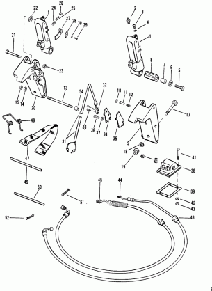 Trim Cylinders and Hoses(Electric Handle)