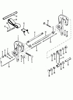 Clamp Bracket Assembly(Non Power Trim)