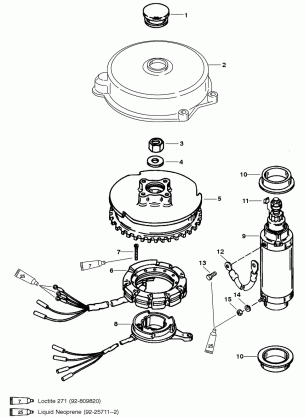 FLYWHEEL AND STARTER MOTOR (50 / 60)