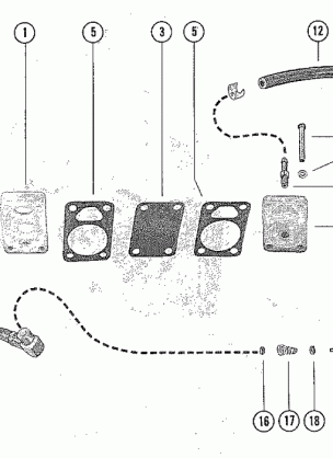 FUEL PUMP AND FUEL LINE ASSEMBLY (SERIAL GROUP tahos_14)