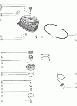 TOP COWL AND STARTER ASSEMBLY