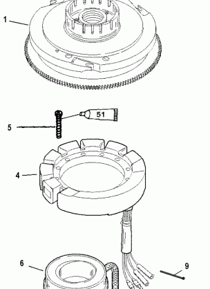 Flywheel and Stator(Manual)