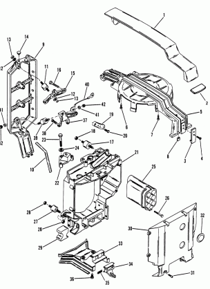 COWL SUPPORT BRACKETS