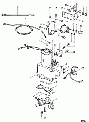 POWER TRIM COMPONENTS(WITHOUT CIRCUIT BREAKER AND FUSE)