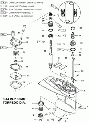 GEARHOUSING (DRIVESHAFT)(1.83:1 / 2:1 GEAR RATIO)