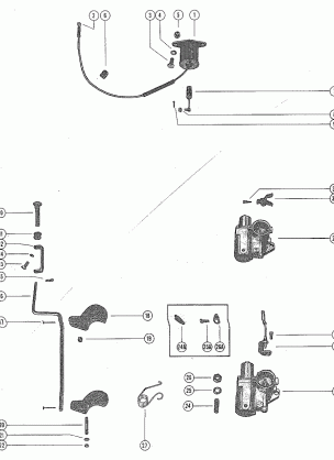 CARBURETOR LINKAGE AND CHOKE SOLENOID