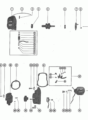 MAGNETO ASSEMBLY (INTERNAL PARTS)