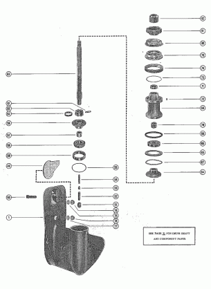 GEAR HOUSING ASSEMBLY COMPLETE (PAGE 2)