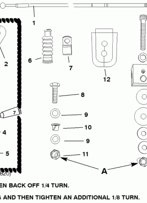 TILLER HANDLE ADAPTOR KIT (JET 45)