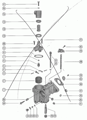 CARBURETOR ASSEMBLY (SERIAL NO. 1526209 AND ABOVE)