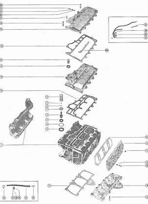 CYLINDER BLOCK AND CRANKCASE COMPONENTS