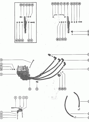 MAGNETO VERTICAL LINKAGE AND EXTERNAL PARTS