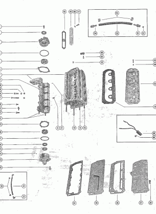 CYLINDER BLOCK AND CRANKCASE ASSEMBLY