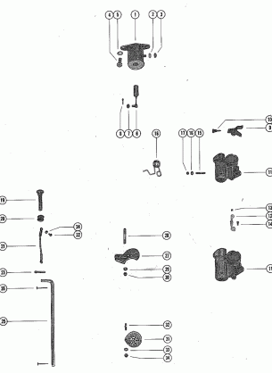 CARBURETOR LINKAGE AND CHOKE SOLENOID